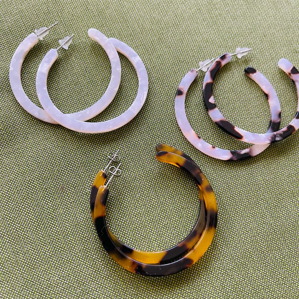 Earrings - Hoops - Set of Four